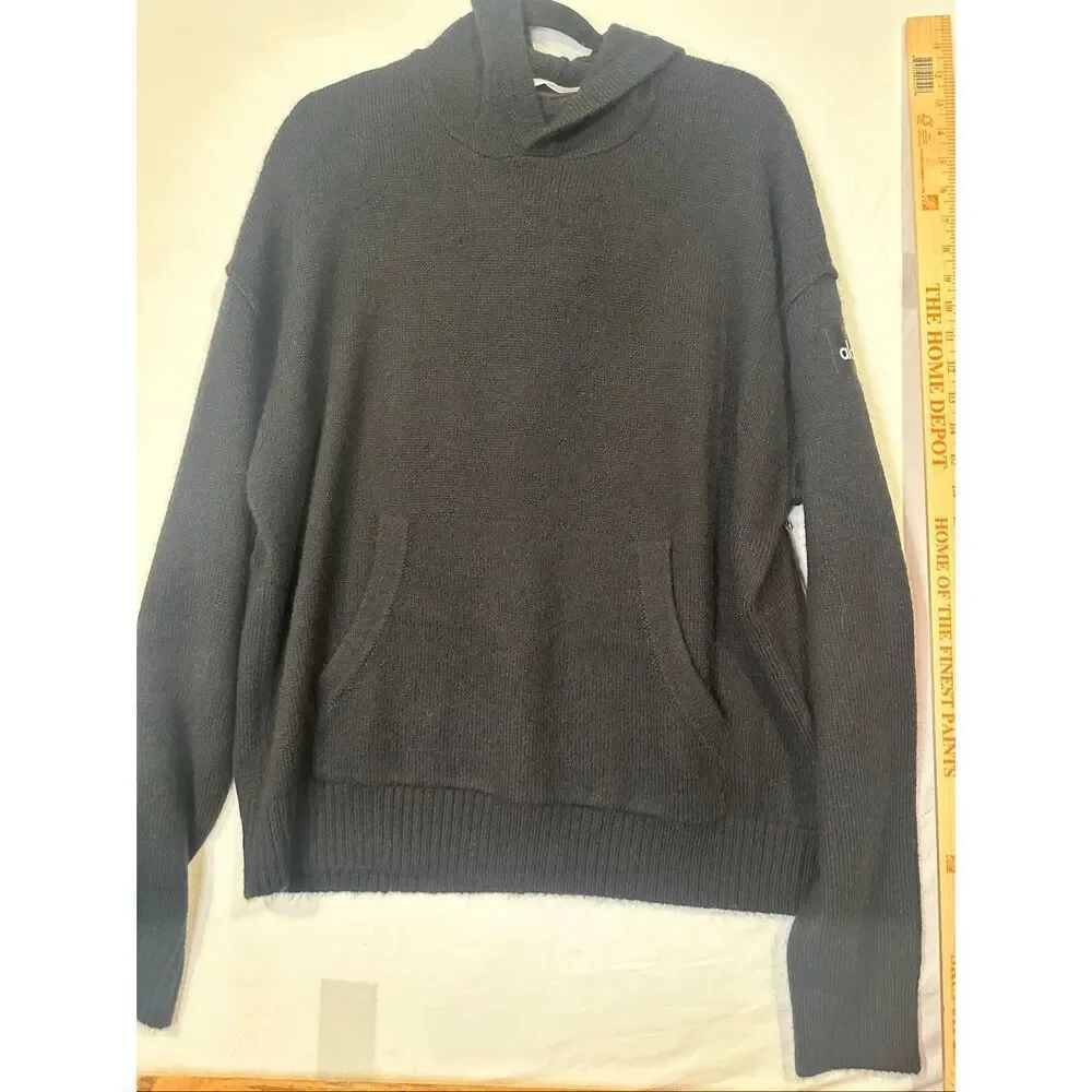 Alo Yoga Women’s Black Cashmere New Class Hoodie, Size M, NWT retail $389